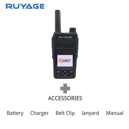 Ruyage RY58 Zello Push-to-Talk 4G LTE Long Range PoC Radio