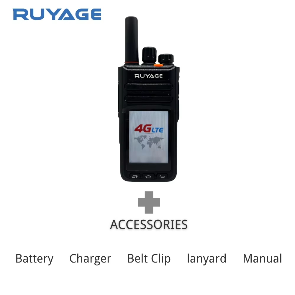 Ruyage RY90 Touch Screen Zello Push-to-Talk 4G LTE PoC Two Way Radio