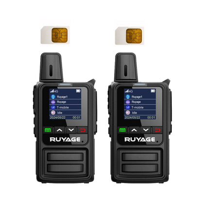Ruyage R2 Two Way Radio Nationwide LTE Push-to-Talk Walkie Talkie