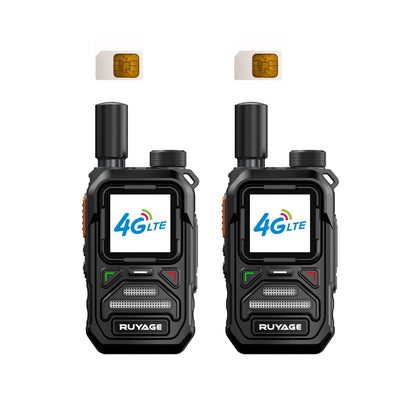 Ruyage X10 Two Way Radio Nationwide LTE Push-to-Talk Walkie Talkie
