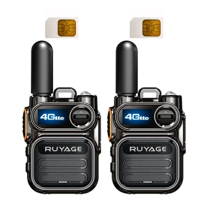 Ruyage X40 Two Way Radio Nationwide LTE Push-to-Talk Walkie Talkie