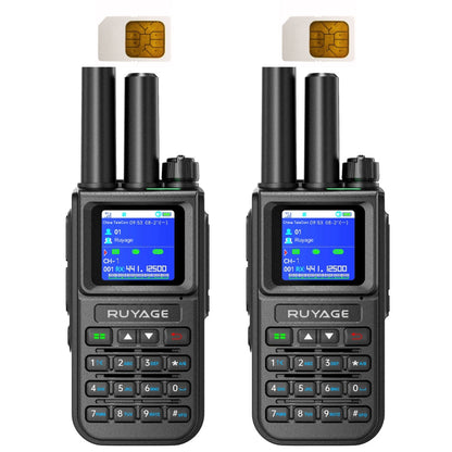 Ruyage X50 Dual Mode Long Range Radio Analog + 4G LTE PTT Walkie Talkie