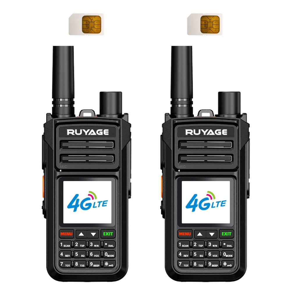 Ruyage X70 Dual Mode Long Range Radio Analog + 4G LTE PTT Walkie Talkie
