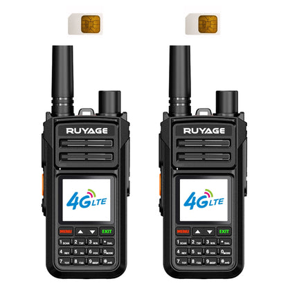 Ruyage X70 Dual Mode Long Range Radio Analog + 4G LTE PTT Walkie Talkie