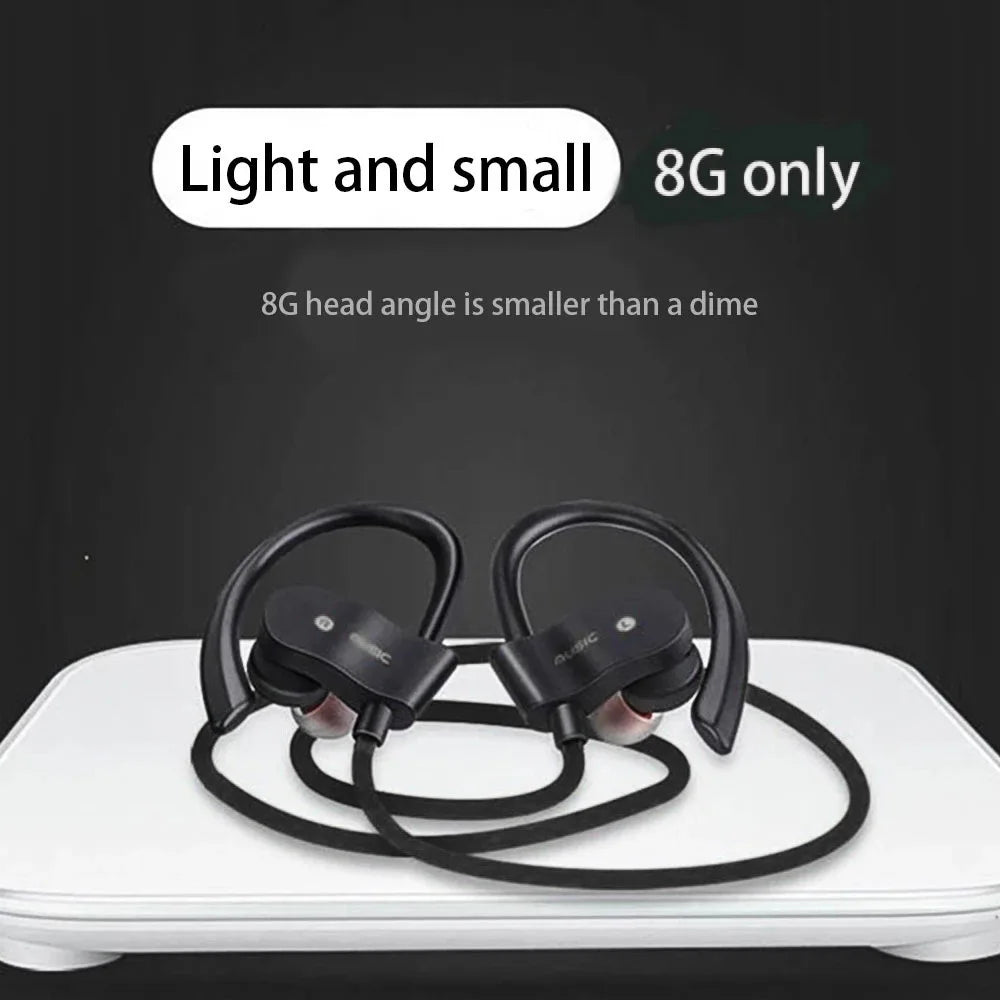 Wireless Bluetooth 4.1 Headset Sports Running Stereo Music Earphones Mini Ear-Hanging HIFI Ear-Hooks Headphones For Mobile Phone