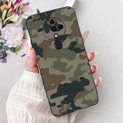 6.8'' For Tecno Spark6 KE7 Back Cover For Techno Spark 6 Case Shockproof Luxury Cute Cartoon Funny Cool Silicone Bumper Funda