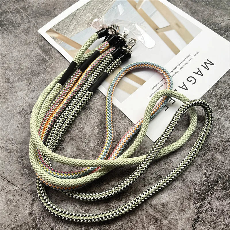 Cell Phone Neck Strap Braided Lanyards Universal Pendant for Mobile Case Lanyard Strap for Phone Charm Upgrade Rope for Keys