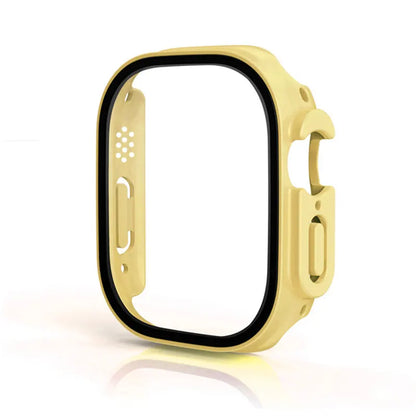 Glass+case For Apple Watch Ultra 49mm strap smartwatch PC Bumper+Screen Protector Tempered Cover iwatch series band Accessories