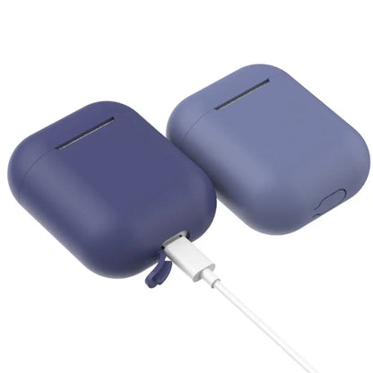 New Ultra Thin Slim Silicone Case Cover Wireless Earphones Pouch Protective Skin Sleeve Protector For Airpods 2