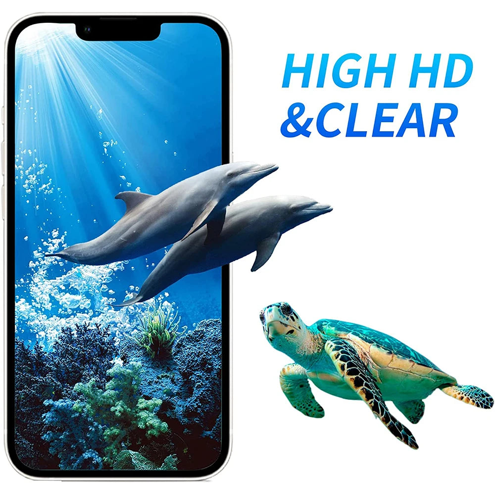 9D Full Cover Tempered Glass For iPhone 14 13 12 11 Pro Max Protective Glass on iPhone XS Max XR 8 7 6S 6 Plus Screen Protector