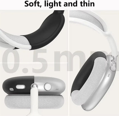3 in 1 Soft Silicone Skin Protector Headphones Case For Airpods Max Cases Anti Scratch Shockproof Earphone Cover Accessories