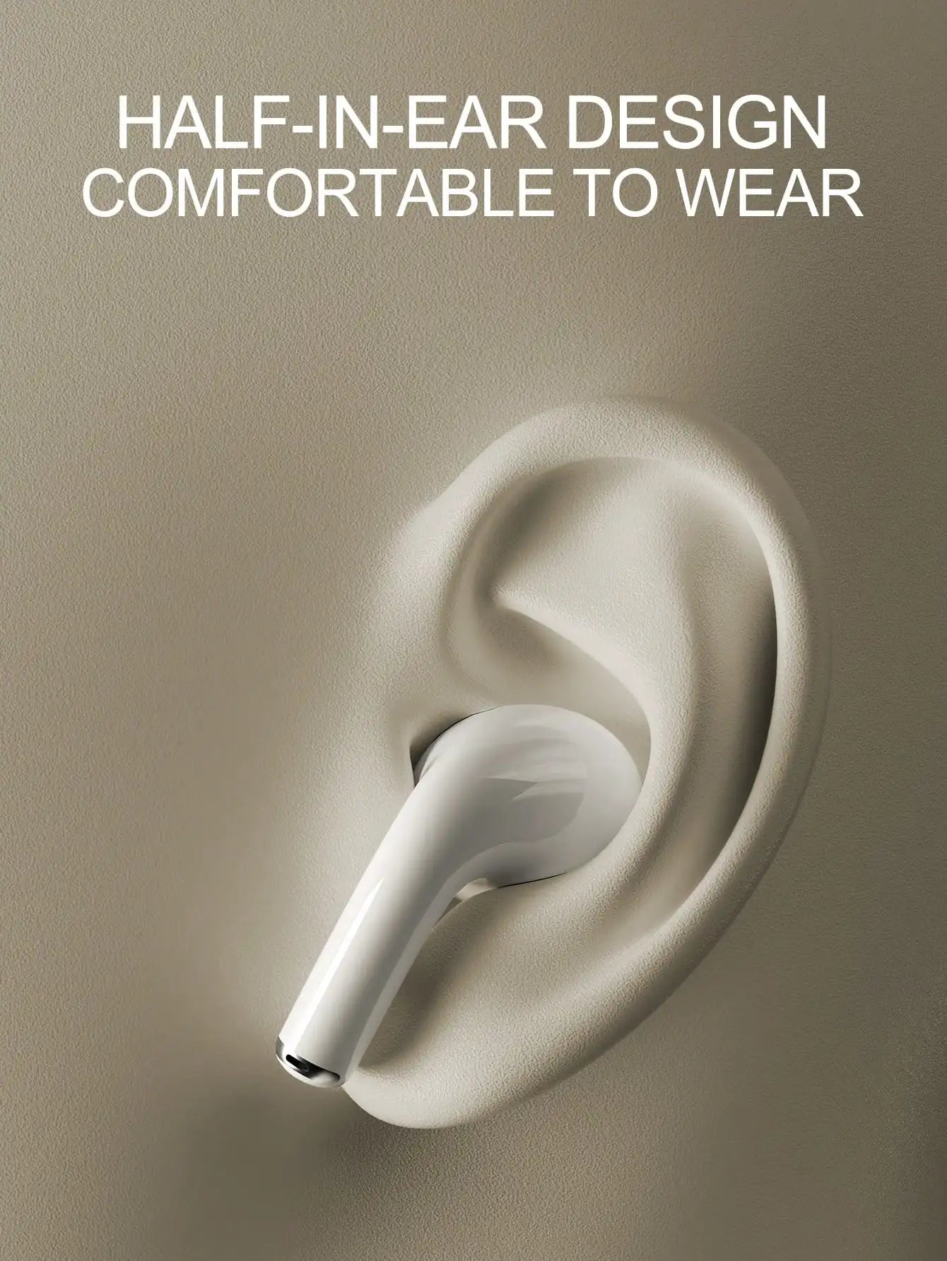 S31-TWS Wireless Headphones - Bluetooth Headphones - Physical Noise-Canceling Headphones - Long-Lasting Battery Headphones