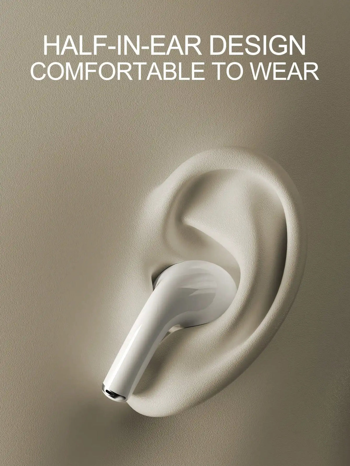 S31-TWS Wireless Headphones - Bluetooth Headphones - Physical Noise-Canceling Headphones - Long-Lasting Battery Headphones