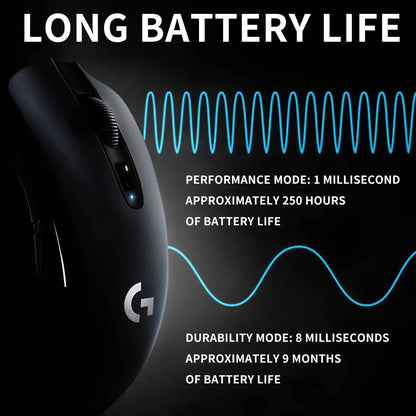 Logitech G304 LIGHTSPEED Wireless Gaming Mouse 12000 DPI HERO Sensor 1ms Latency 250hr Battery Home Office Long Battery Users
