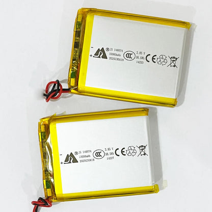 3.7V 10000mAh 146074 Li-polymer Battery 136074 Rechargeable Polymer Lithium Batteries for Power Bank Toy GPS Laptop Lights Diy