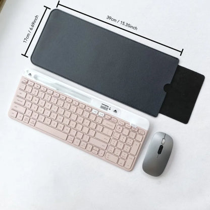2024 Dustproof Wireless Keyboard Sleeve PU Leather Anti-Shock Storage Bag Ultra Slim Portable Keypad Pouch for Logitech K580