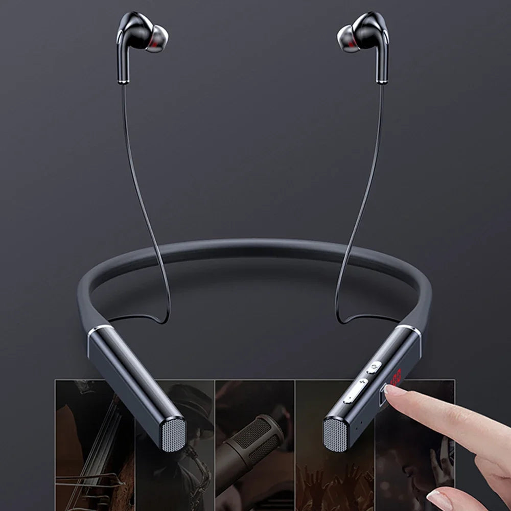 100 Hours Wireless Bluetooth Earphones Magnetic Neckband Sports Running Headset Waterproof Sport Earbuds s720 Noise Reduction
