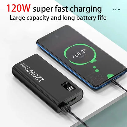 Oneplus 120W 500000mAh Power Bank Digital Display Super Fast Charging Portable With Large Capacity And Super Fast Charging Speed