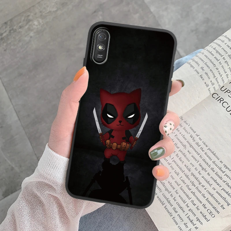 For Redmi 9AT 9A 9at Back Cover Protective Case Soft Silicone Cute Cartoon Cat Frog Funda Phone Case For Xiaomi Redmi 9C 13C 14C