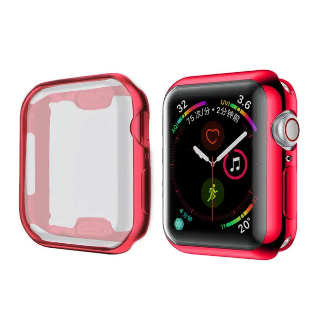 Screen Protector Case For Apple Watch Ultar 2 49mm Full TPU bumper Cover iwatch series 9 8 7 6 SE 45mm 41mm 44mm 40mm 42mm 38mm