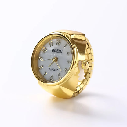 Fashion Rings Finger Watches Fashion Party Quartz Watches Unisex Couple Rings Jewelry Gift Real