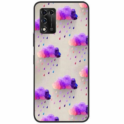 For ZTE Libero 5G II Case Marble Soft Silicone Protective Back Covers for ZTE Libero 5G III A202ZT 2022 5GIII Flower Coque TPU