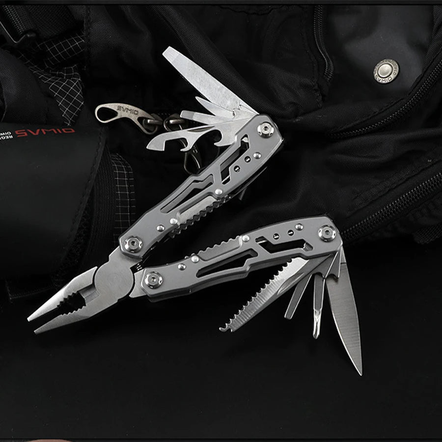 Outdoor Multitool Camping Portable Stainless Steel Folding Multifunction Tools Emergency survival Knife Pliers