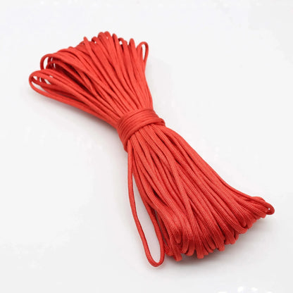 30M Paracord Outdoor Camping, Survival Lanyard, Parachute Rope, Walking Tent Accessories