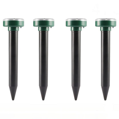 1/2/4/8 Solar Powered Ultrasonic Sonic  Mole Pest Rodent Repeller Repellent Yard Outdoor Lamp Backyard Farmland Mouse Repeller