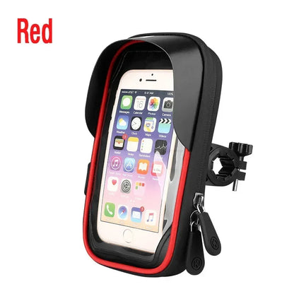 Waterproof 360° Rotation Bicycle Motorcycle Front Frame Phone Holder Easy Universal Navigation Smartphone Bracket For All Phones
