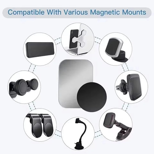 5/10PCS Magnetic Metal Plate Disk Car Phone Holder Stickers Magnetic Patch Sticker for Tablet Mobile Phone Car Stand Mount