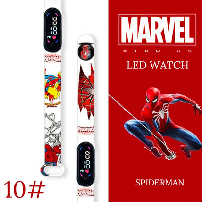 New Spiderman Kid's Watches Men Sport Wristband Bracelet Waterproof Children Digital Watch Boys LED Clock relogio montre