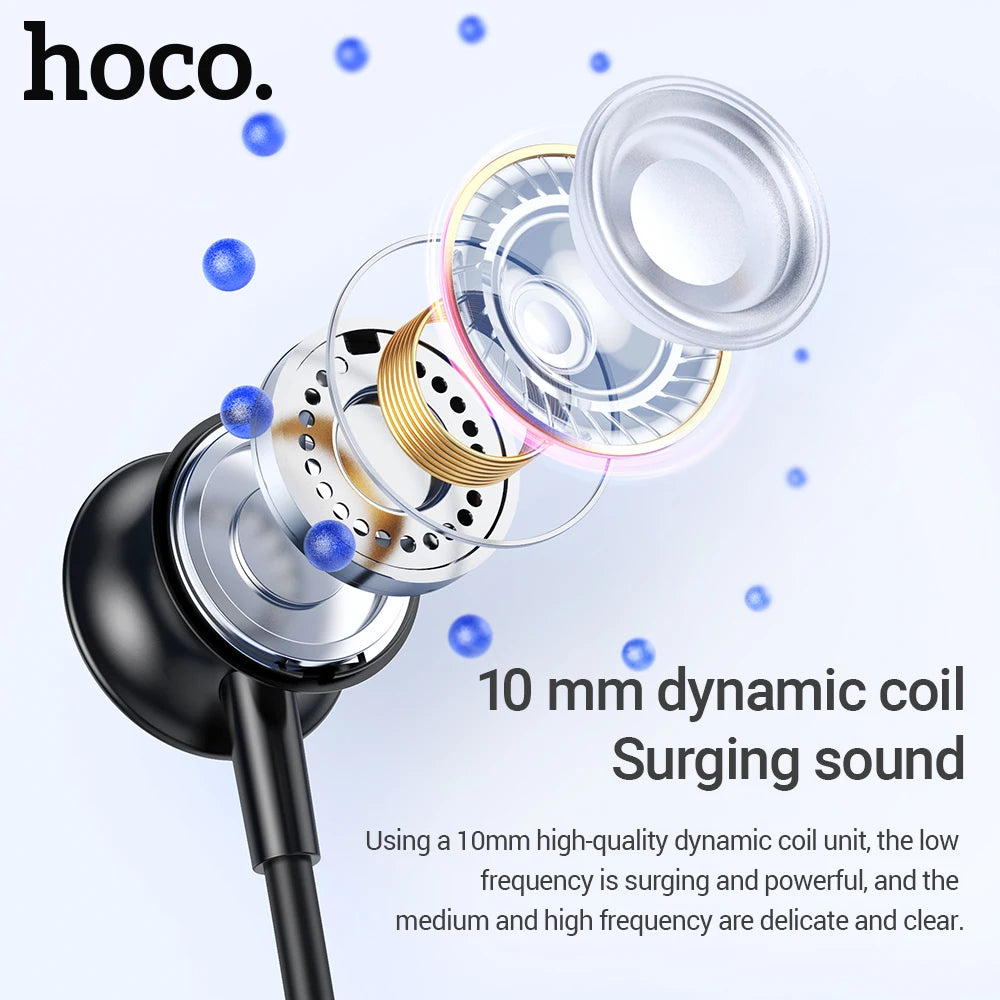 HOCO Neck Band Bluetooth 5.3 Magnetic Sports Runnung Earphones Support Bluetooth TF Card Playback Music Headset Longtime Standby