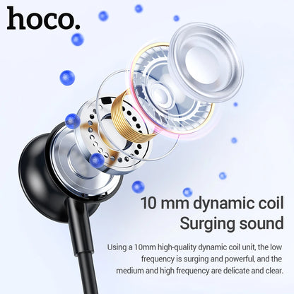 HOCO Neck Band Bluetooth 5.3 Magnetic Sports Runnung Earphones Support Bluetooth TF Card Playback Music Headset Longtime Standby