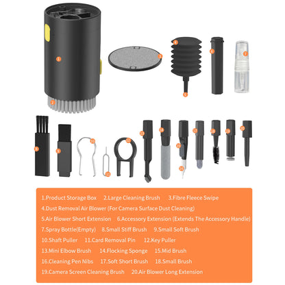 Multi-function Phone Tablet Keyboard Cleaning Kit for iPhone and AirPod headphone Brush Keyremover screen cleaner