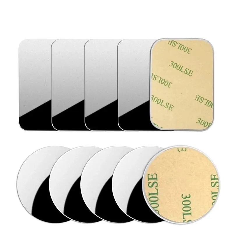 Magnetic Metal Plate Sticker Rings For Car Phone Holder Universal Iron Sheet Disk Sticker Mount Mobile Phone Holder Magnet Stand