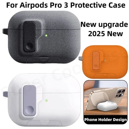 for AirPods Pro 3 Case Phone Holder Protective Cover For AirPods Pro 3rd Generation with Cleaner Kit Air pods Pro 3 Accessories