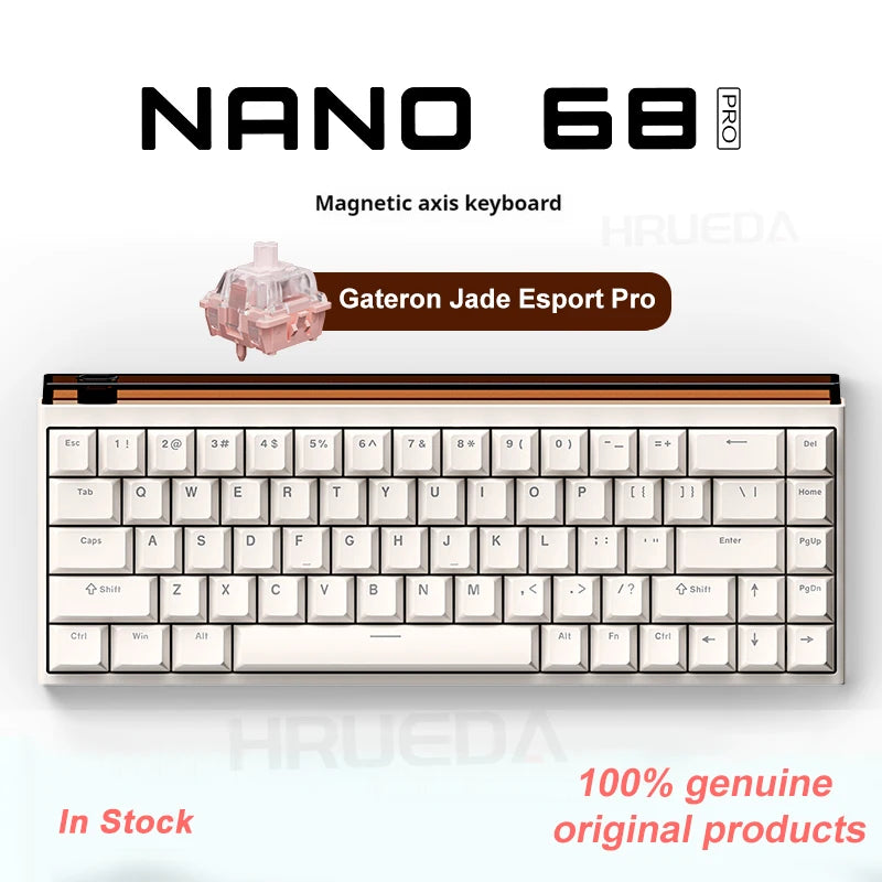 Madlions NANO 68/68 PRO Magnetic Axis Keyboard TTC Axis Type-C RGB 8000HZ Adjustable 0 Dead Zone RT 0.01 Esports Gaming Keyboard