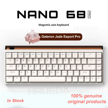 Madlions NANO 68/68 PRO Magnetic Axis Keyboard TTC Axis Type-C RGB 8000HZ Adjustable 0 Dead Zone RT 0.01 Esports Gaming Keyboard