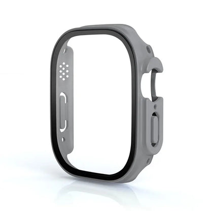 Glass+case For Apple Watch Ultra 49mm strap smartwatch PC Bumper+Screen Protector Tempered Cover iwatch series band Accessories