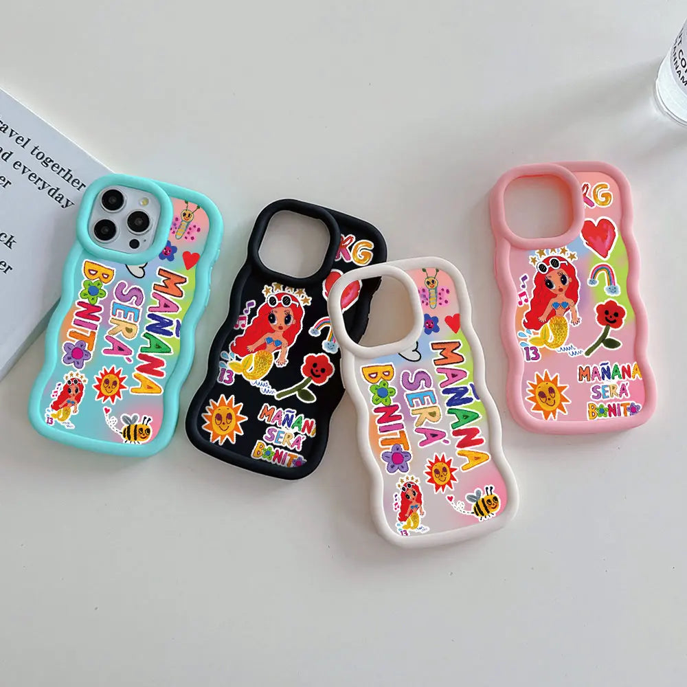 Cute Karol G Manana Sera Bonito Phone Case For Xiaomi Redmi Note 8 9 9S 10 10S 11 12 13 Pro Plus 4G 5G Candy Soft TPU Back Cover