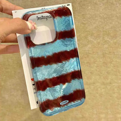 New for iPhone 16promax Phone Case 15plus Splicing Leopard Print 14 13 Zebra Print 12 3D Spherical 11 Non-slip Protective Cover