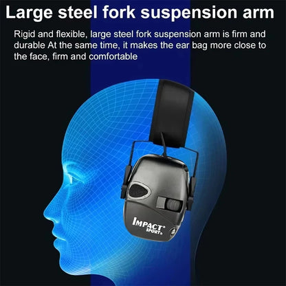 SALE!Earmuffs Active Headphones with Case for Shooting Electronic Hearing protection Headset Noise Reduction hunting headphone