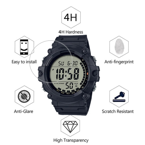 1-3PCS Explosion-proof Screen Protector For AE-1500  AE-1500wh AE1500 Watch Film HD Clear TPU Protective Film NOT Glass