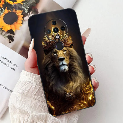 6.8'' For Tecno Spark6 KE7 Back Cover For Techno Spark 6 Case Shockproof Luxury Cute Cartoon Funny Cool Silicone Bumper Funda
