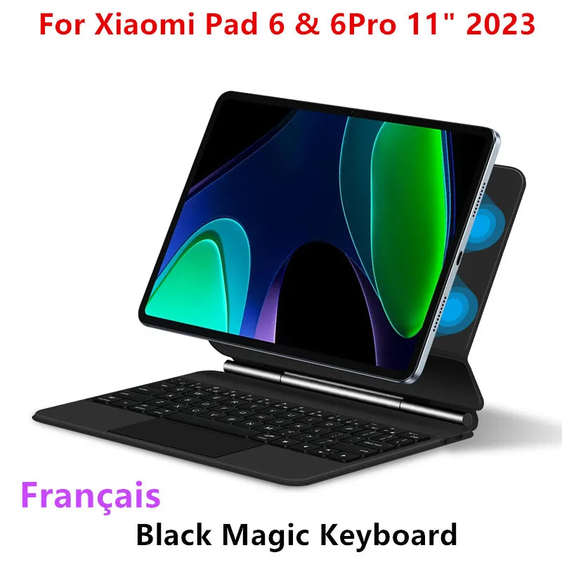 Magic Keyboard Folio For Xiaomi Pad 6 Pad6 11 inch Tablet for MiPad 6 Mi Pad 6 5 Pro Pad5 11" Smart Case Backlit keyboard Cover