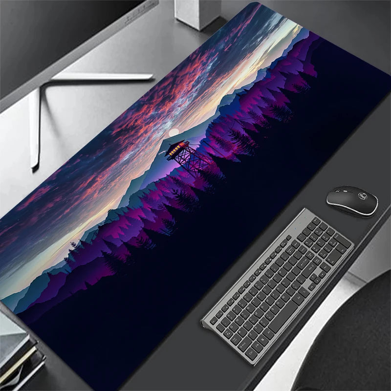 Large Personalized Art Gaming Mouse Pad Anime Rubber Edge Computer Mousepad Laptop Desk Mat Locking System for Gamers
