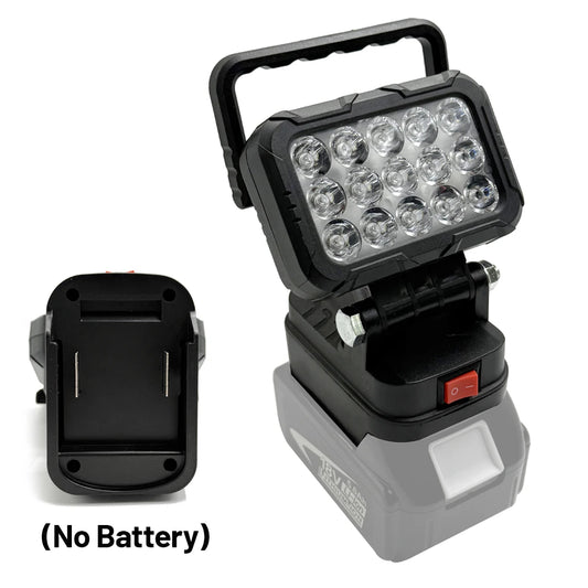 Power Tool Parts for Makita  BL1830 18V Lithium Battery LED Work Lights Lamp Hand Lantern Spotlight Camping Emergency Lighting