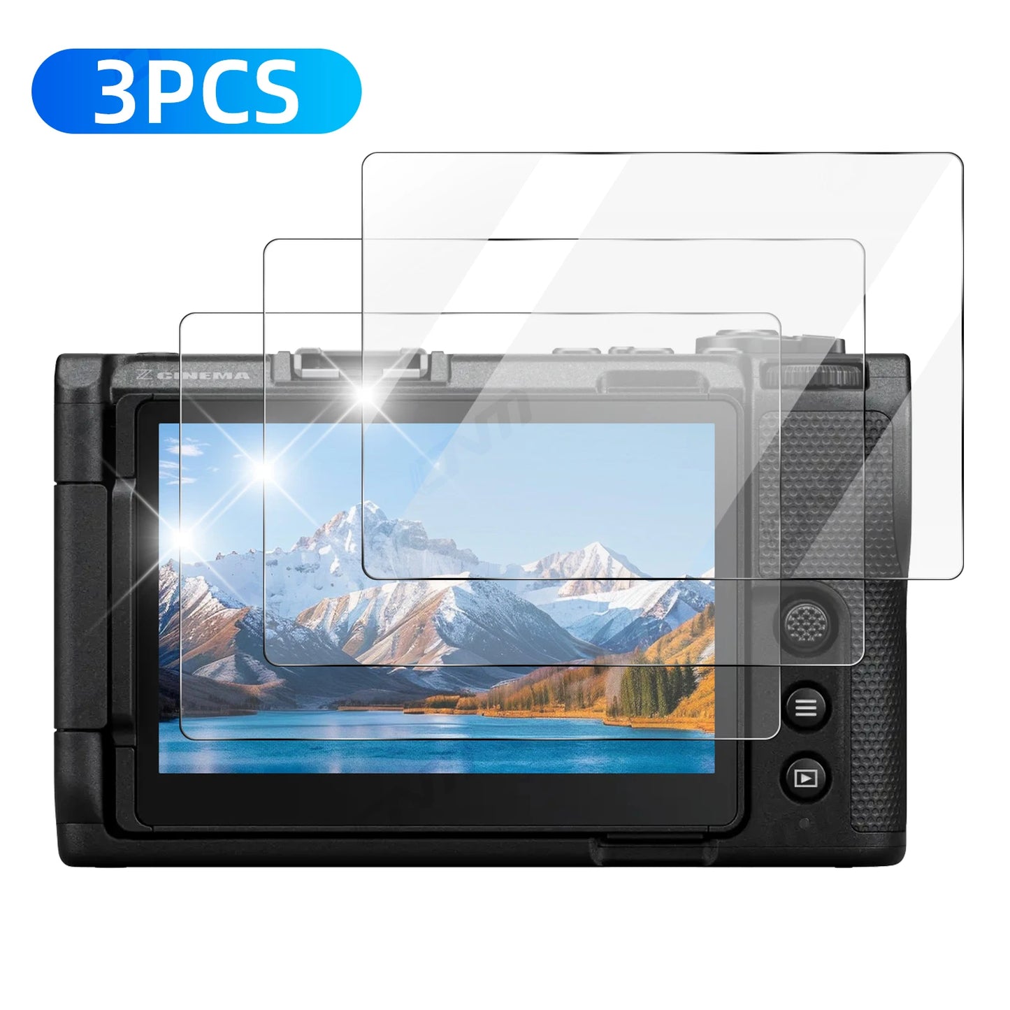 1-3PCS Tempered Glass for Nikon ZR, Premium Screen Protector Durable HD Anti-scratch & Anti-fingerprint Film Accessories