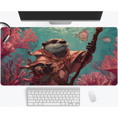 Magic playmat gathering gaming mats Frog Wizard theme anime desk mat Desk accessories 35X60cm mouse mat Raccoon tapete magic mtg